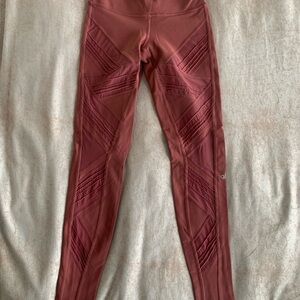 ALO Yoga Moto High-Waisted Leggings Mauve
